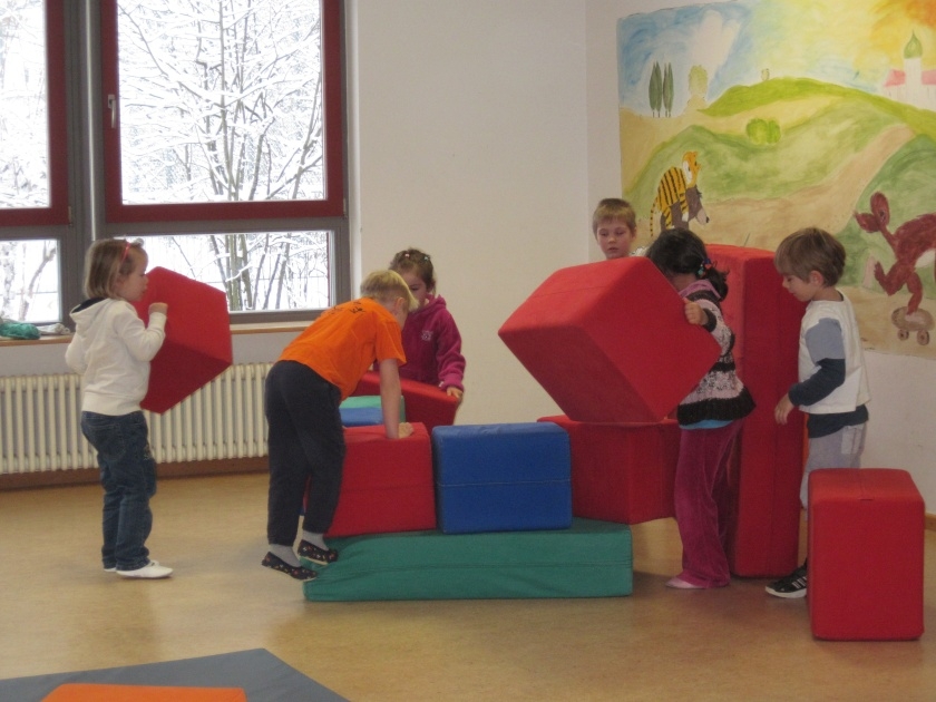 Psychomotorik im Kindergarten Schatzkiste in Gröbenzell