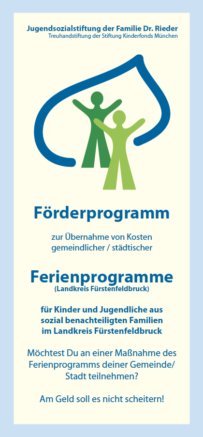 Broschüre Ferienprogramm
