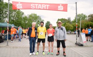 Dr. Bernd Rieder, Alexander Hager, Lara Lingelbach, Philippe Raths (von links) © Monika Anti